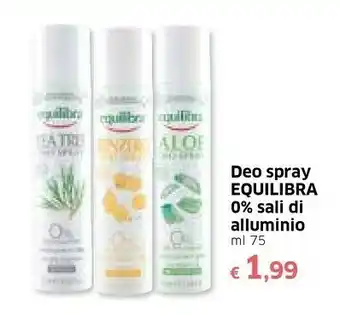 Famila Equilibra Deodorante offerta