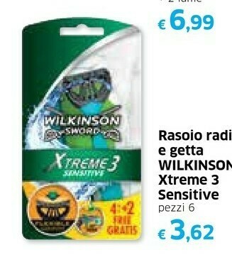 Famila Wilkinson sword Rasoio offerta