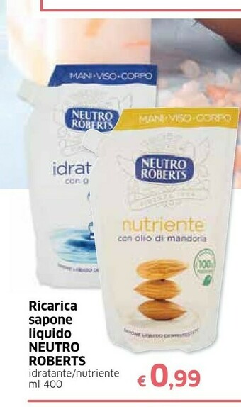 Famila Neutro Roberts Sapone liquido offerta