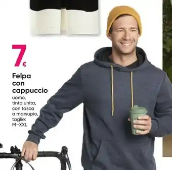 Pepco Felpa Con Cappuccio Uomo offerta