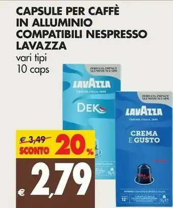 Tigros Lavazza Crema E Gusto Gusto Forte offerta