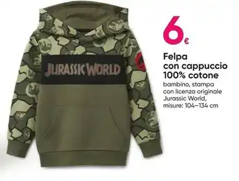 Pepco Felpa Con Cappuccio 100% Cotone offerta