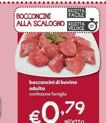 Borello Supermercati Bocconcini Di Bovino Adulto offerta