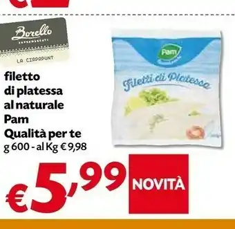 Pam Filetto Di Platessa Al Naturale