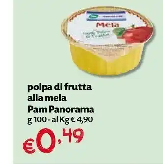 Borello Supermercati Pam Panorama Polpa Di Frutta Alla Mela offerta