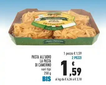 Conad La pasta di camerino Fettuccine All'Uovo 250 G(ml) offerta
