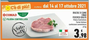 Conad Conad Braciole Di Suino Percorso Qualita offerta