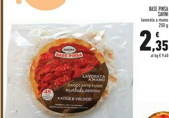 Conad Savini Base Pinsa offerta