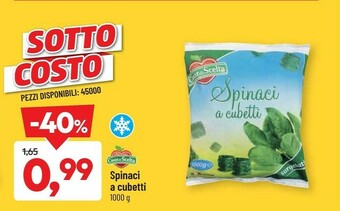 DPiù Spinaci offerta