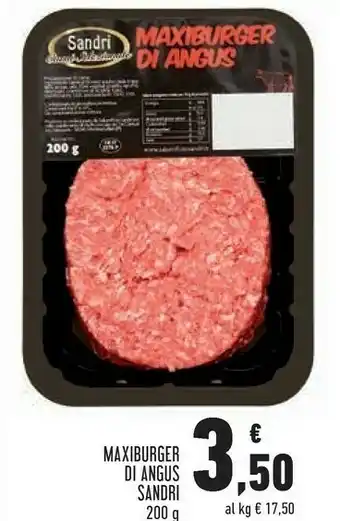 Conad Sandri Maxiburger Di Angus offerta