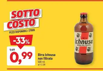 DPiù Ichnusa Birra offerta
