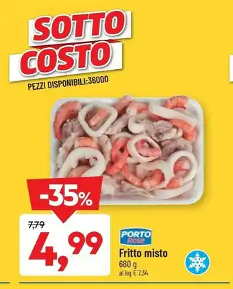 DPiù Porto rose Fritto Misto offerta