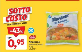 DPiù Si fa bontà Minestrone Pronto In 20 Minuti offerta