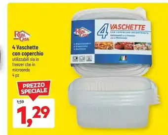 DPiù Real Casa Vaschette Con Coperchio offerta