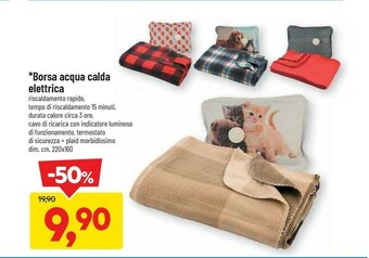 DPiù Borsa Acqua Calda Elettrica offerta
