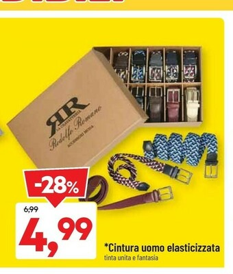 DPiù Cintura Uomo Elasticizzata offerta