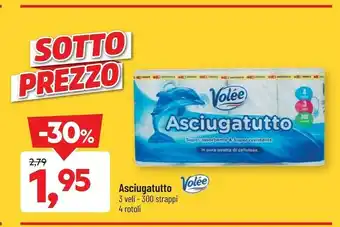 DPiù Amaro del diavolo Volee Asciugatutto offerta