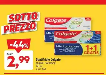 DPiù Colgate Dentifricio Original offerta