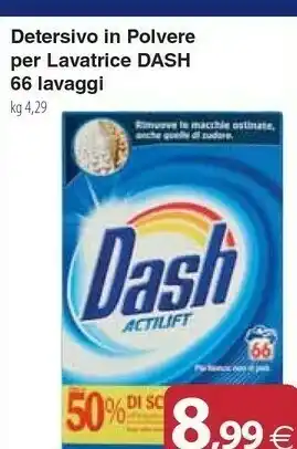 Docks Cash&Carry Dash Detersivo in polvere offerta