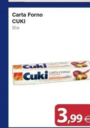 Docks Cash&Carry Cuki Carta forno offerta