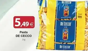 Docks Cash&Carry De Cecco Pasta di semola offerta