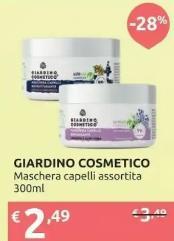 Ipersoap Giardino Cosmetico Maschera Capelli offerta