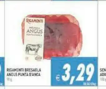 Supermercati Agorà Rigamonti Bresaola offerta