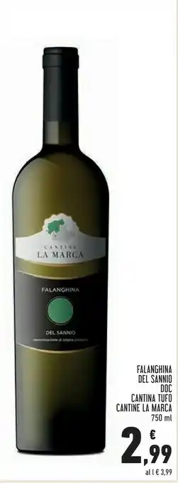 Conad Superstore Cantine La Marca Falanghina Del Sannio Doc offerta