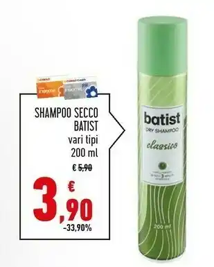 Conad Superstore Batist Shampoo Secco offerta