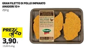 Coop Amadori Gran Filetto Di Pollo Impanato 10+ offerta