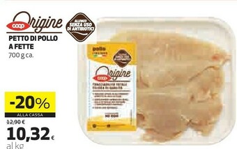 Coop Coop - Petto A Fette Sottili Di Pollo Origine offerta