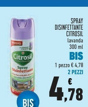 Conad Superstore Citrosil Spray Disinfettante offerta