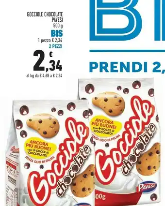 Conad Superstore Pavesi Gocciole Chocolate 500 G(ml) offerta