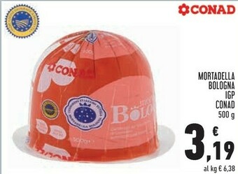 Conad Superstore Conad - Mortadella Bologna IGP 500 G(ml) offerta