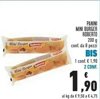 Conad Superstore Roberto - Mini Burger 200 G(ml) offerta