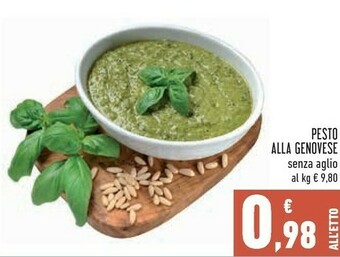 Conad Superstore Pesto Alla Genovese Senza Aglio offerta