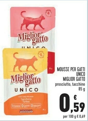 Conad Superstore Morando Mousse Per Gatti Unico Miglior Gatto offerta
