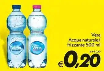 Iper Super Conveniente Vera Acqua naturale/ frizzante 500 ml offerta
