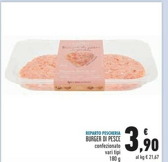 Conad Superstore Conad Burger Di Pesce offerta