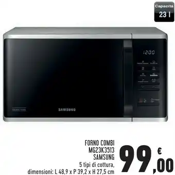 Conad Superstore Samsung Forno Combi MG23K3513 offerta