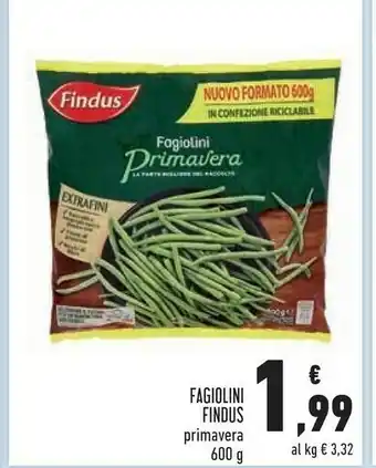 Conad Superstore Findus Fagiolini Primavera 600 G offerta