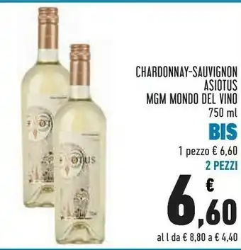 Conad Superstore Gm Mondo Del Vino Chardonnay-sauvignon Asiotus offerta