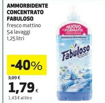 Coop Fabuloso Ammorbidente Concentrato offerta