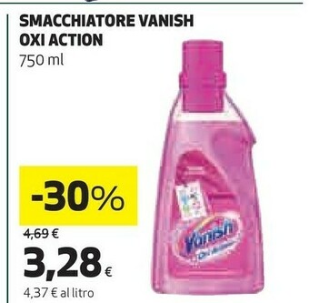 Coop Vanish Smacchiatore Oxi Action offerta