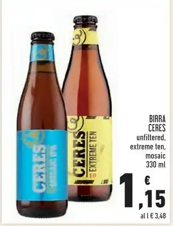 Conad Ceres Birra Strongale 330 G(ml) offerta