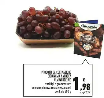 Conad Almaverde Prodotti Da Coltivazione Biodinamica Verdea Uva Rossa offerta