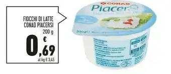 Conad Conad Piacersi Fiocchi Di Latte offerta