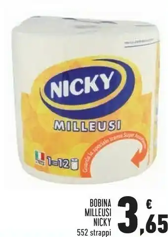 Conad Nicky Milleusi Bobina offerta