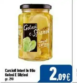C+C Italmarket Gelosi E Sfiziosi Carciofi Interi In Olio offerta