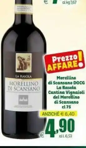 Elite Scansano La Rasola Morellino Di Docg offerta